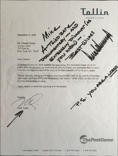 Trump Letter