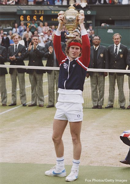 John McEnroe 1981 Wimbledon Champion