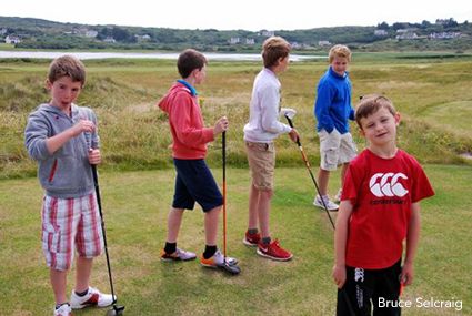 Young Golfers In Ireland