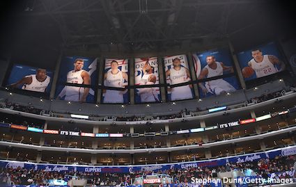 Clippers Banners At Staples Center