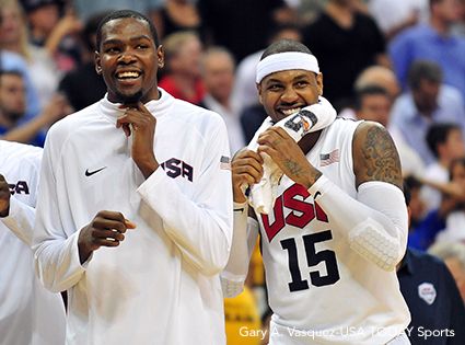 Carmelo Anthony, Kevin Durant