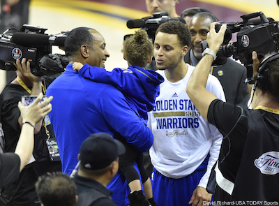 Dell Curry Riley Curry Stephen Curry