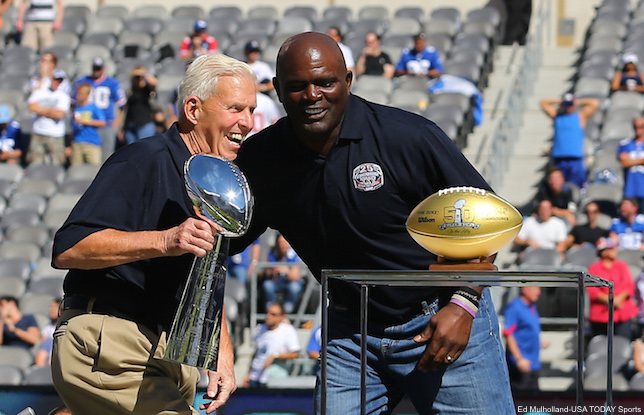 Lawrence Taylor And Bill Parcells