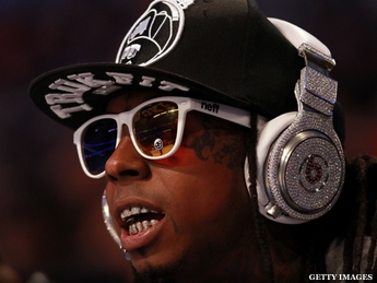 Lil Wayne Wears $1 Million Diamond 