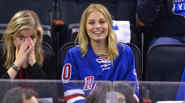 Hockey-Obsessed Margot Robbie Is an Honorary Mighty Duck 